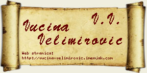 Vucina Velimirović vizit kartica
